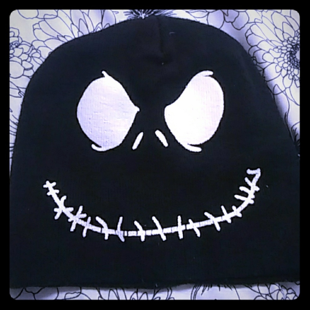 Jack nightmare before Christmas skull cap